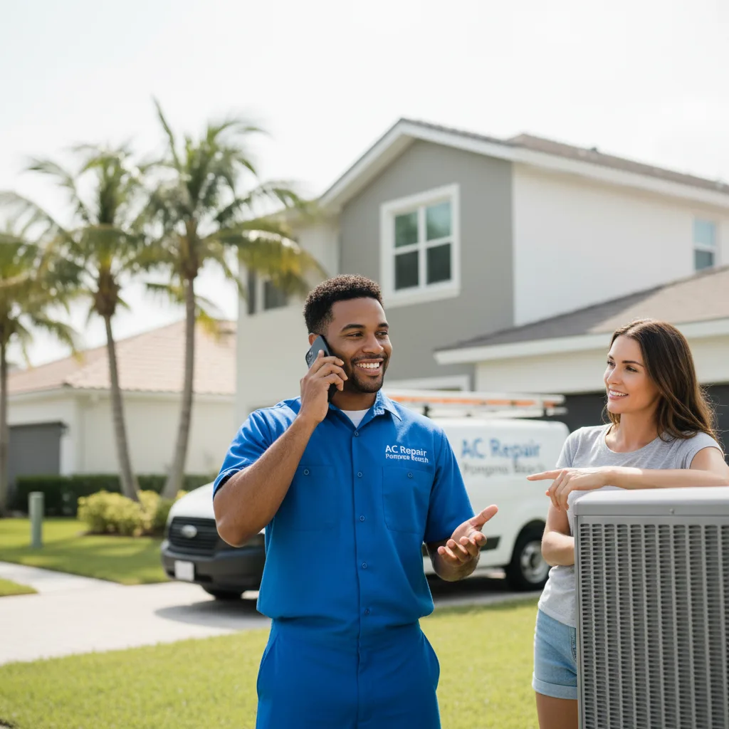 AC Repair Pompano Beach customer support in Middle Village